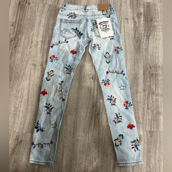 LIFTED ANCHORS RIALTO EMBROIDERED BLUE JEANS MEN SIZE 30 - Picture 4 of 9